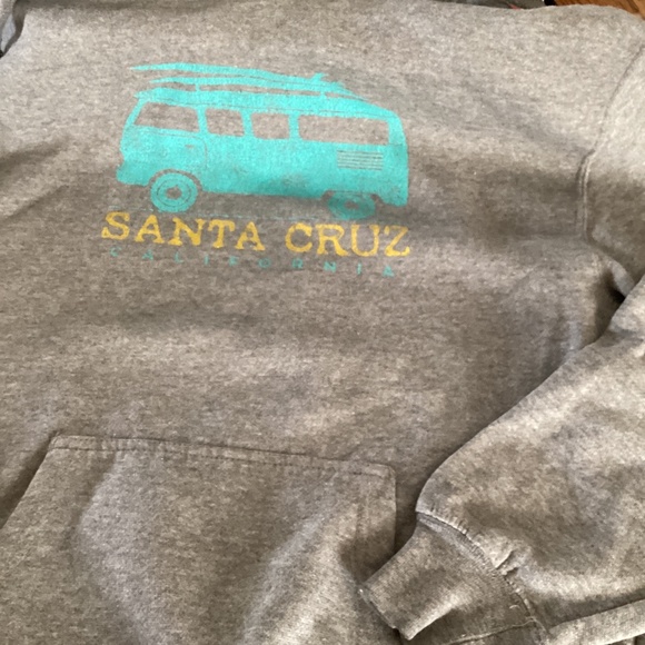 Hoodie unisex Santa Cruz, CA graphic - Picture 1 of 5